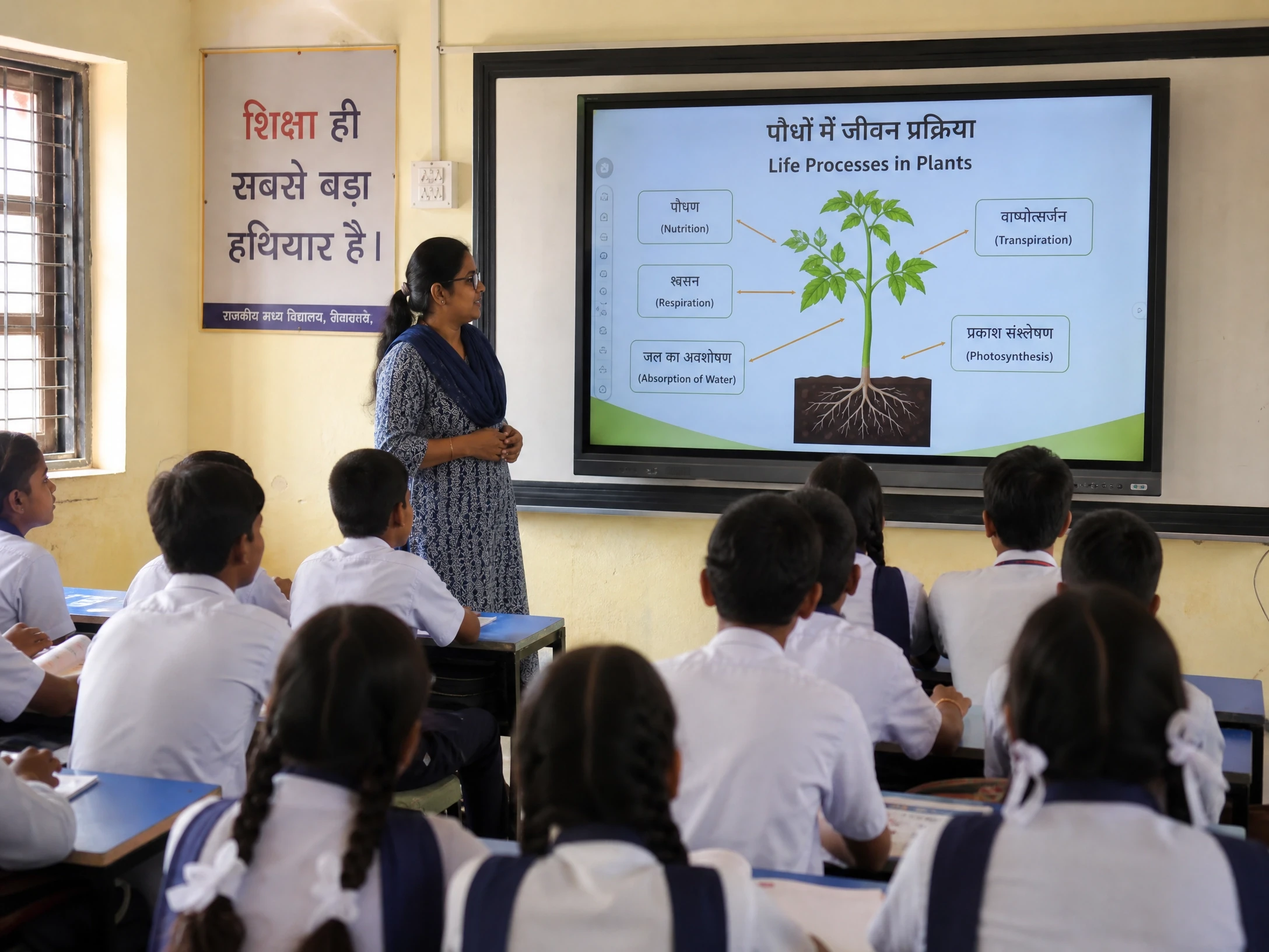 Digital Classroom experience display